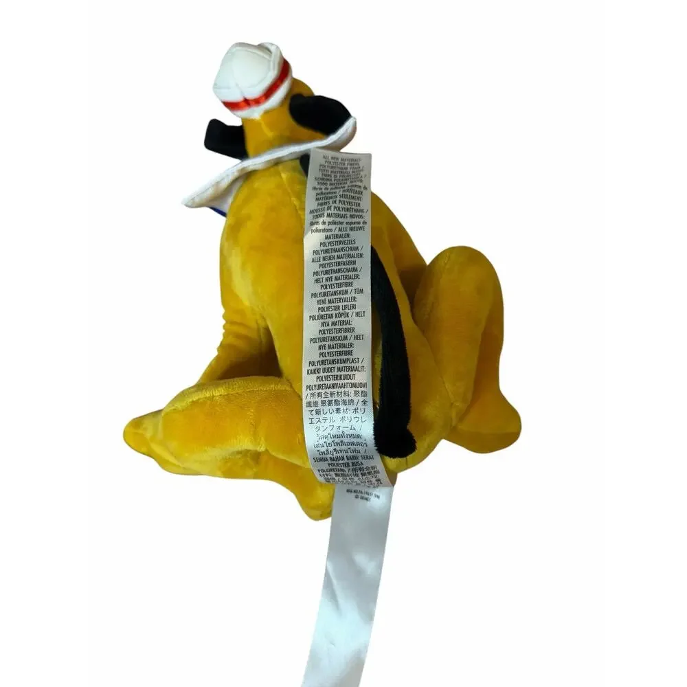 Disney Cruise Line Pluto Sailor Plush Stuffed Animal Cruise Ship